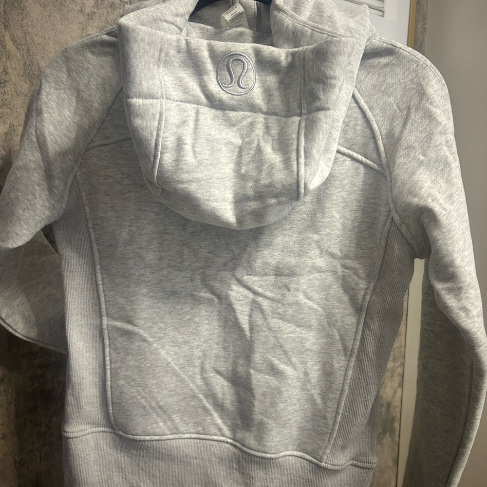 Lululemon gray jogger tracksuit set hooded zip-up jacket pants– Women’s size 4 - Picture 4 of 13